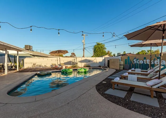 Old Town Heated Pool Fire Pit * Scottsdale